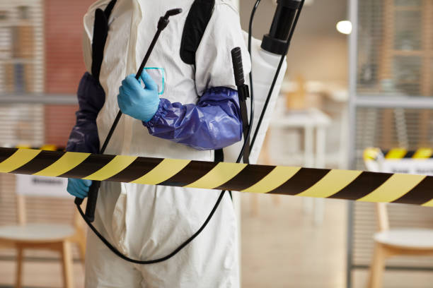 Professional Biohazard Cleanup technician working in Johnsonburg, NJ